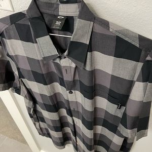 Oakley mens button down shirt